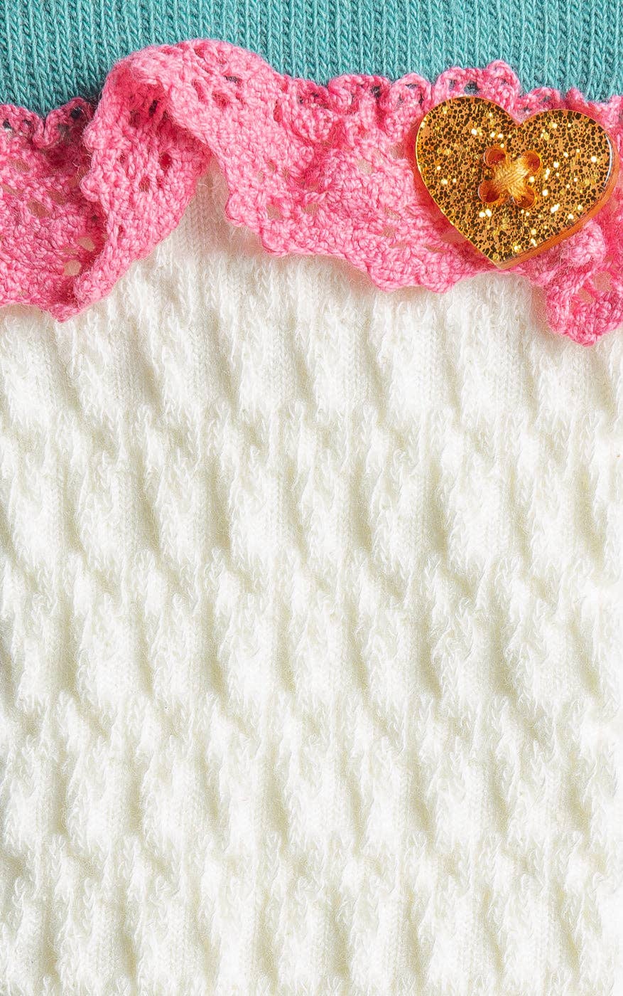 Matilda Sassy Socks: Marshmallow