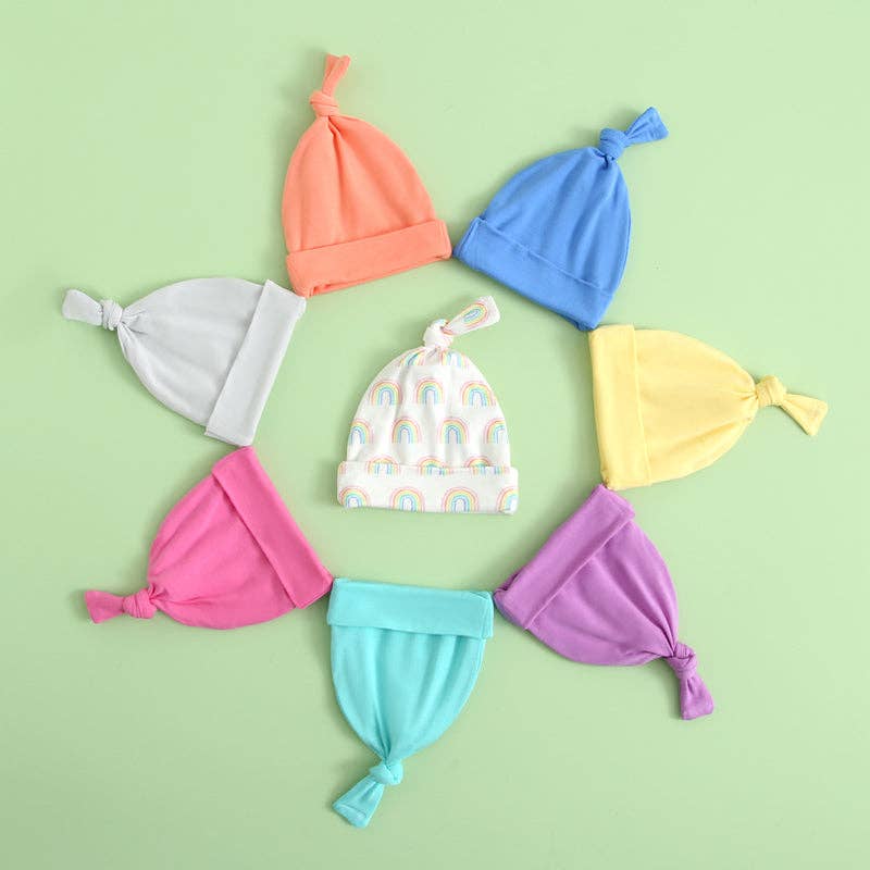 Quinn Pink Bamboo Beanie Hat