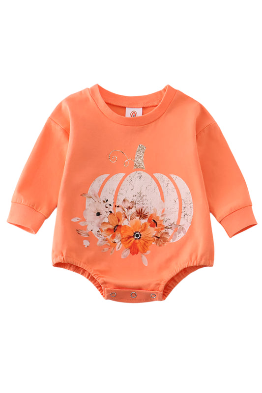 Pumpkin Baby Romper