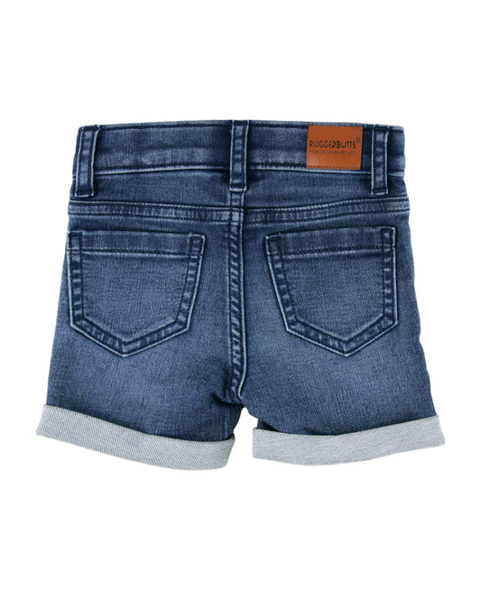 Benjamin Boys Medium Wash Stretch Denim Shorts