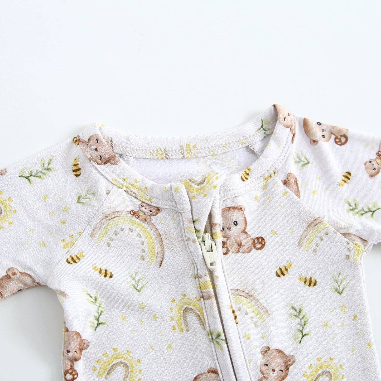 Taylor Sweet as Honey Zippered Romper