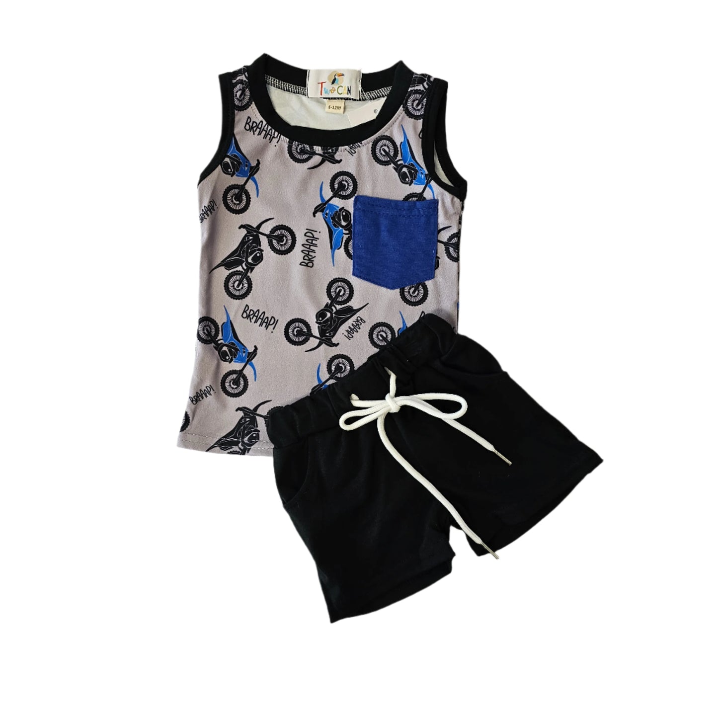 Dirt Bike 2 Piece Short Set