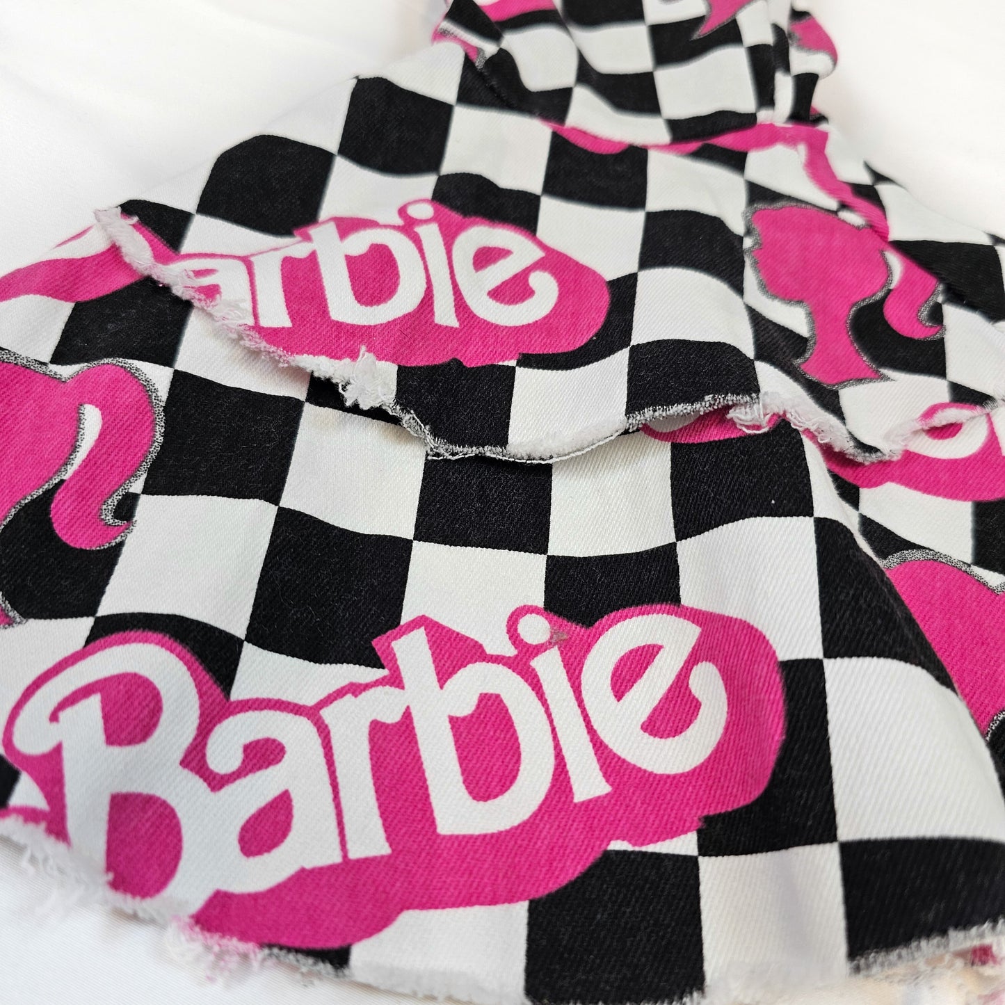 Barbara Checkered Bell Bottom Jeans