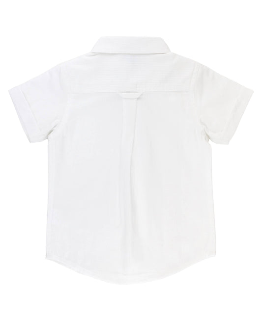Michael White Dobby Short Sleeve Button Down Shirt