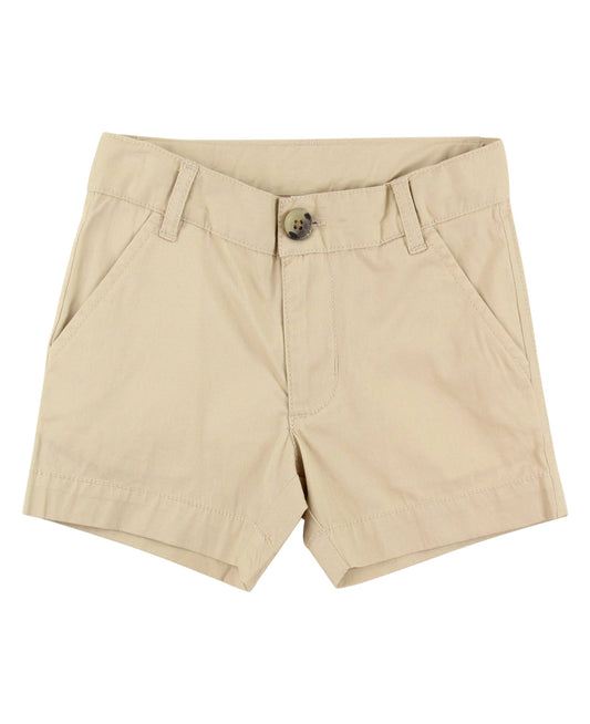Theo Boys Khaki Stretch Chino Shorts