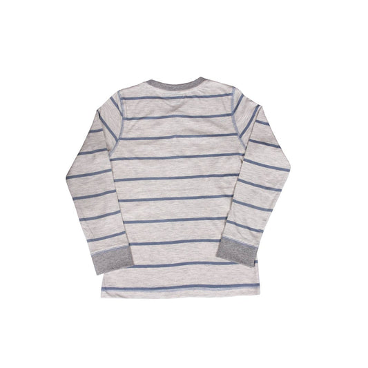 Maverick Long Sleeve Striped Henley
