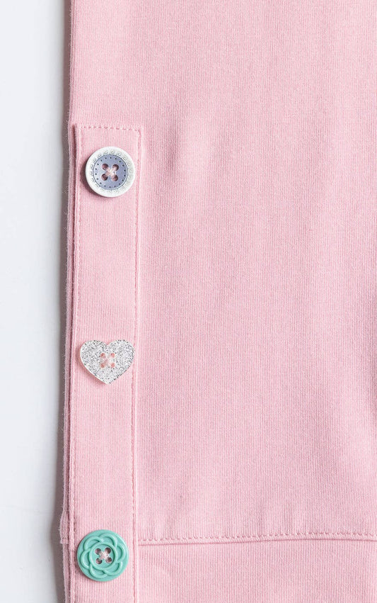 Matilda Cute as a Button Pink Leggings