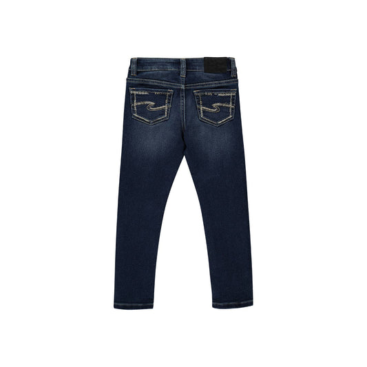 Amy Girls Jegging Fit Denim: Dark Wash