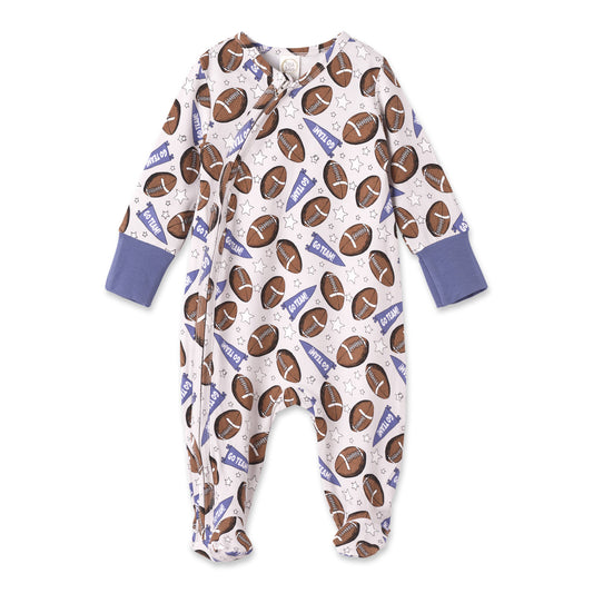 Go Team Bamboo Zipper Romper