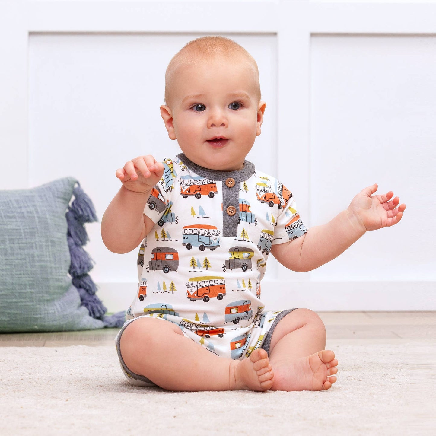 Jack Happy Camper Bamboo Romper
