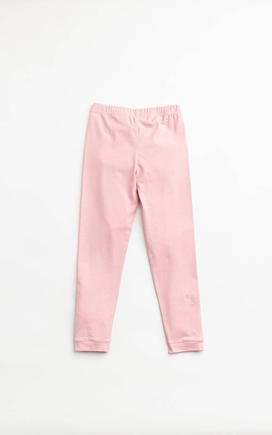 Matilda Cute as a Button Pink Leggings