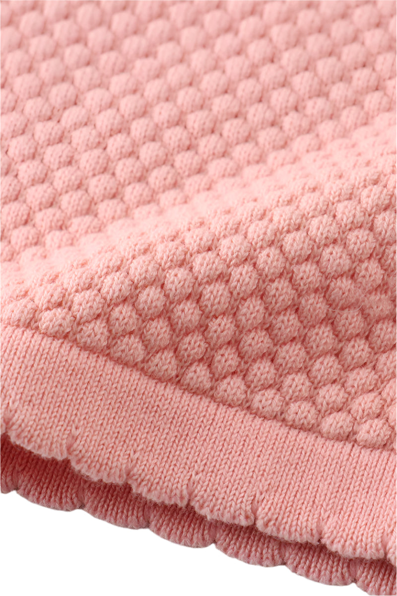 Elizabeth Pink Button Sweater