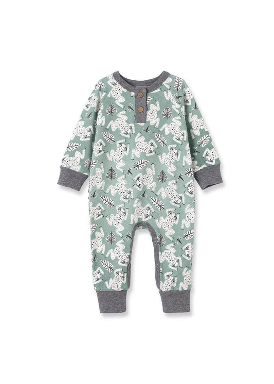 Ryan Leapfrog Bamboo Henley Romper