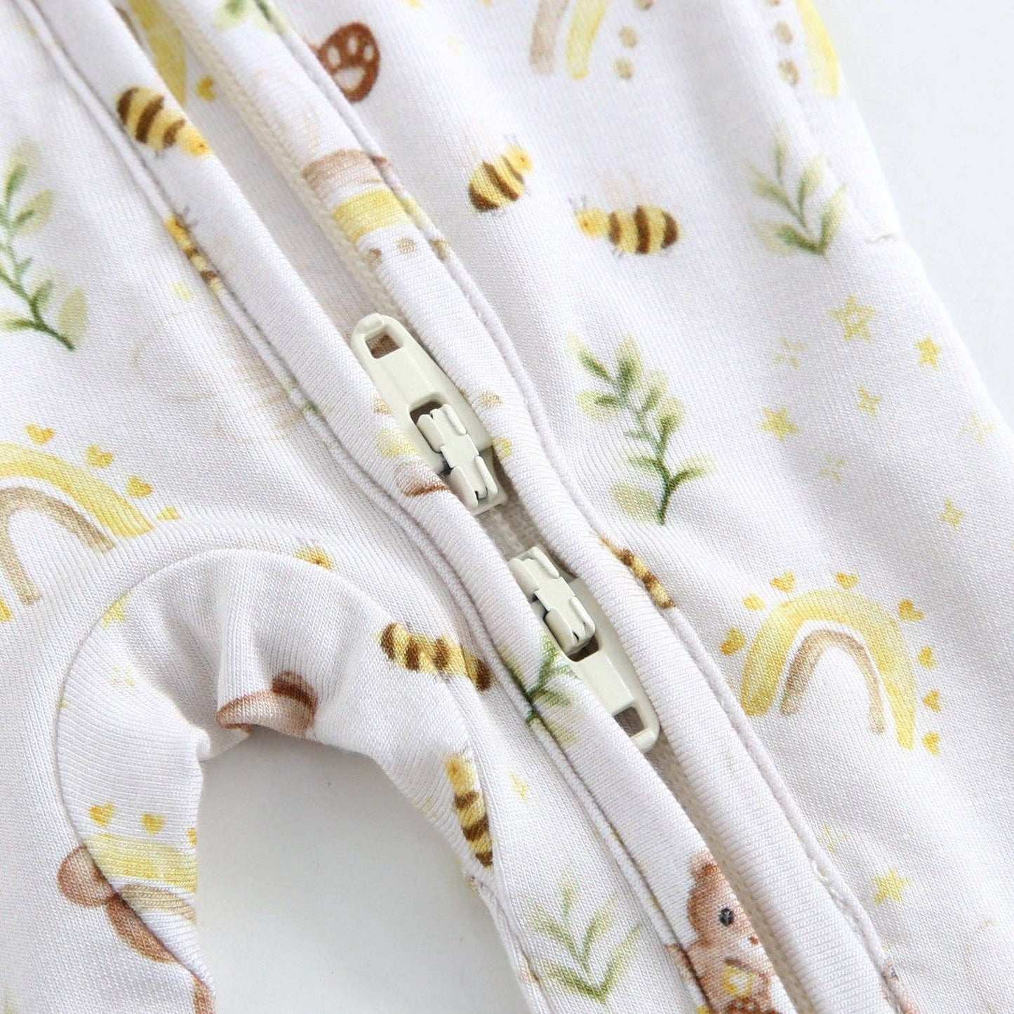 Taylor Sweet as Honey Zippered Romper