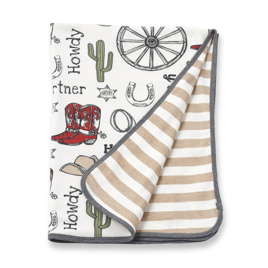 Samuel Baby Boy's Howdy Partner Cotton Blanket