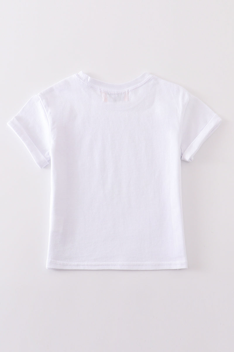 Camila White Basic T-Shirt