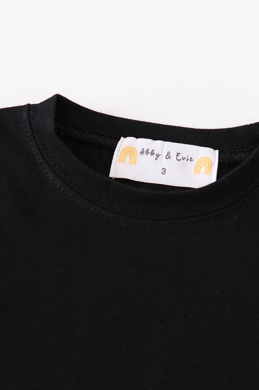 Camila Black Basic T-Shirt