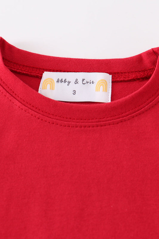 Camila Maroon Basic T-Shirt