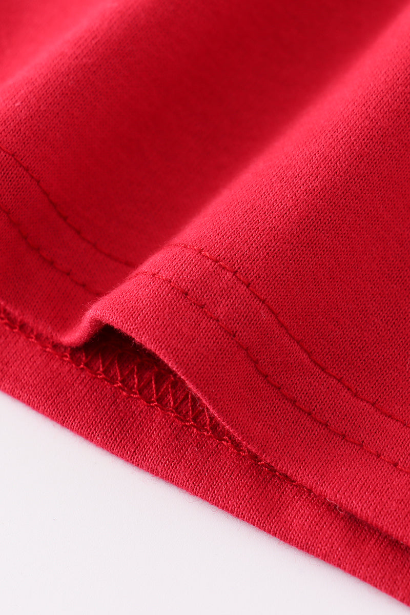 Camila Maroon Basic T-Shirt