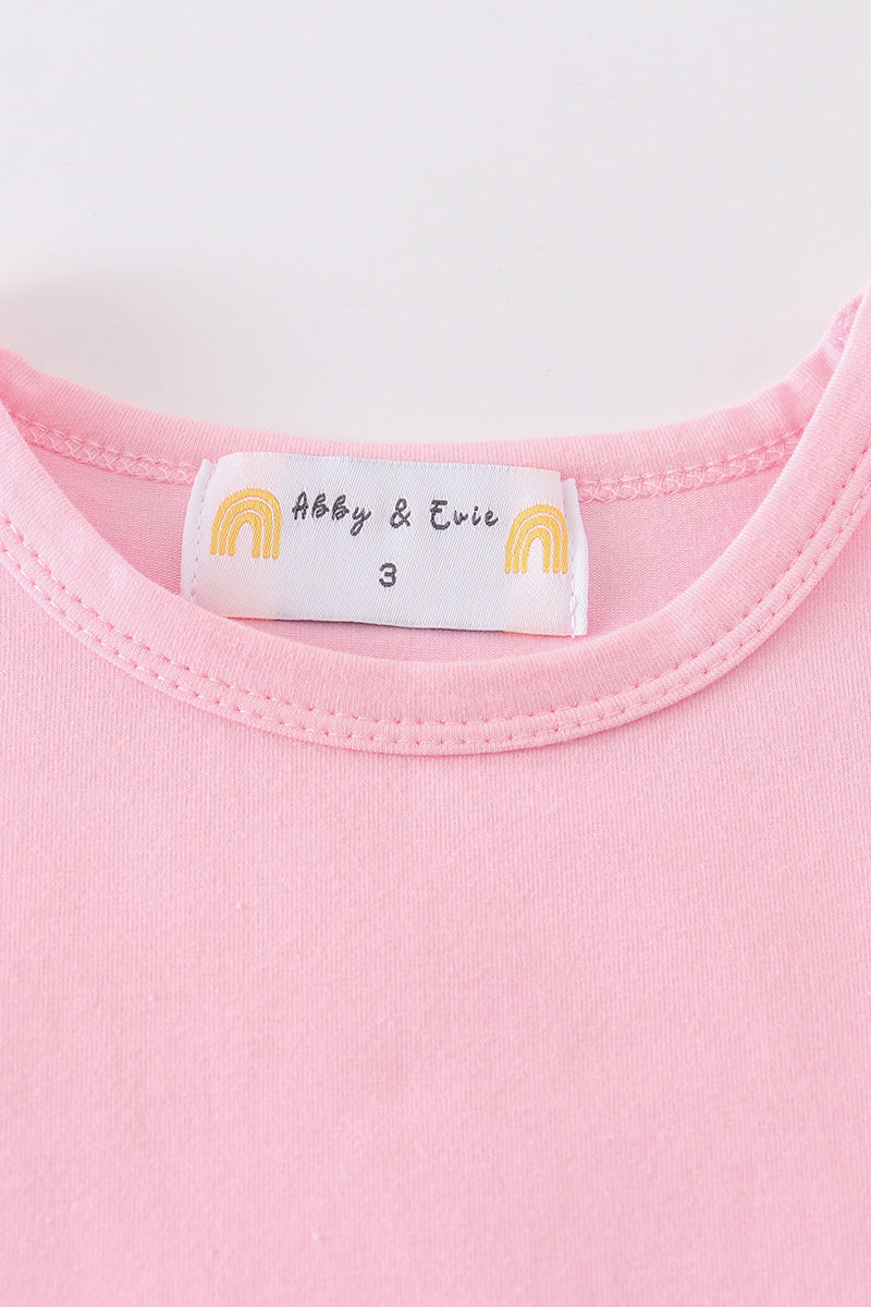 Eleanor Blush Basic Ruffle Top