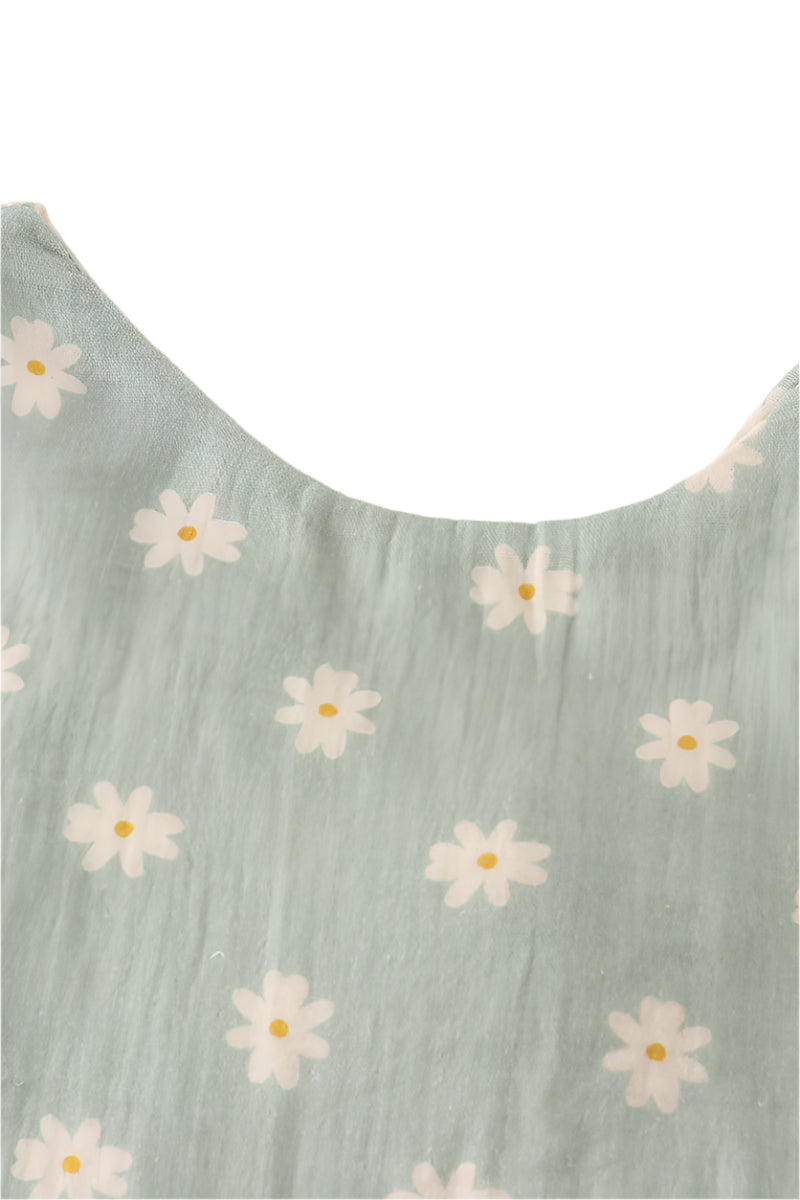 Sage Muslin Daisy Girl Set