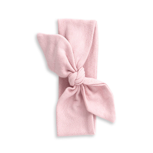Clara Baby Girl Pink Cotton Headbands