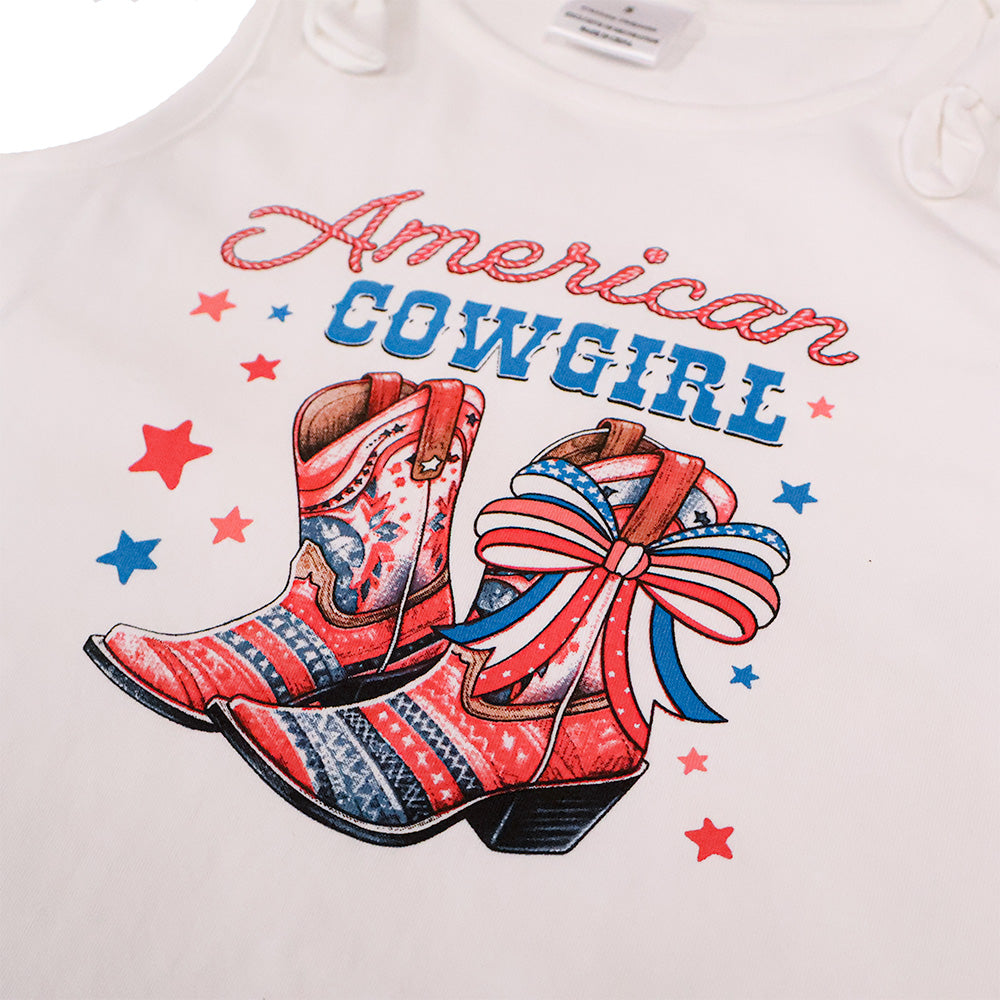 Josie American Cowgirl Denim Short Set