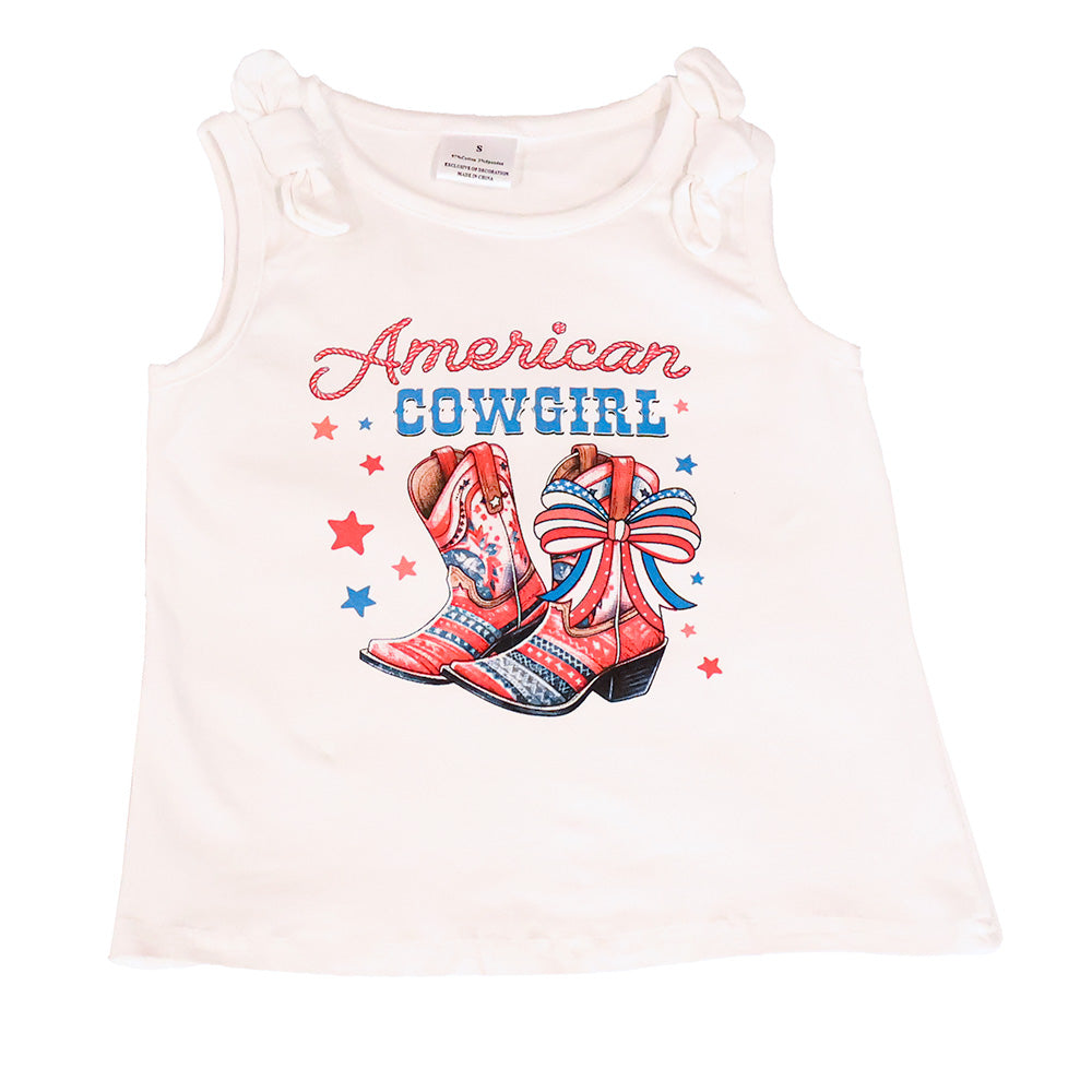 Josie American Cowgirl Denim Short Set