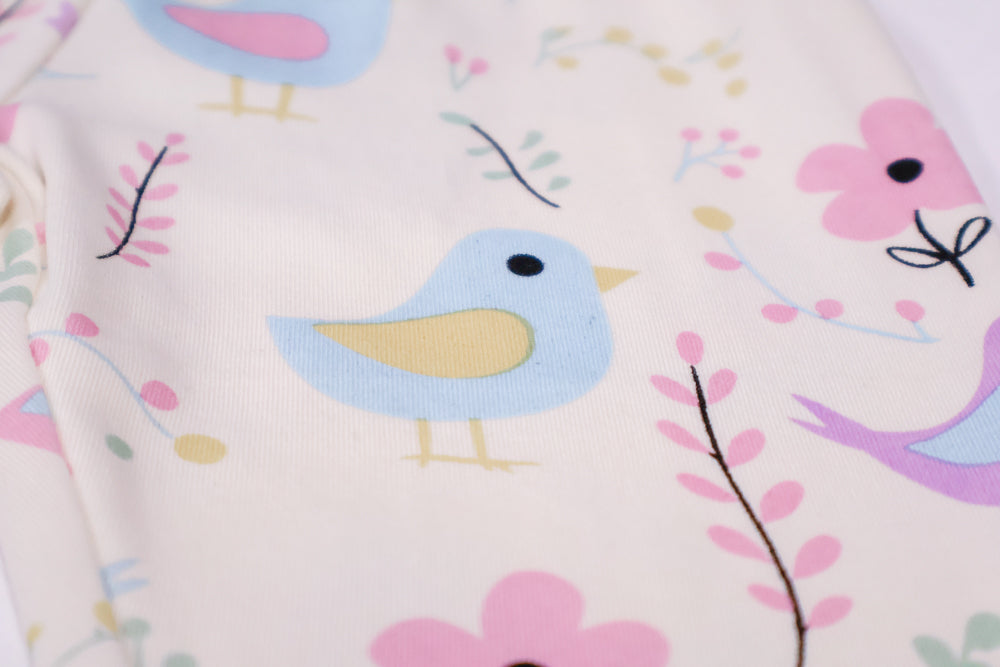 BohoBirdieLoungePantsBirdCloseup