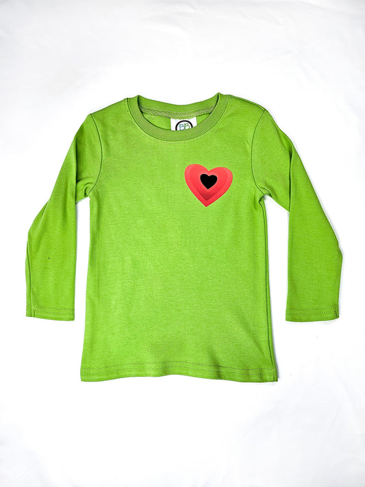 Leo Boy's "Growing Heart" Long Sleeve Tee