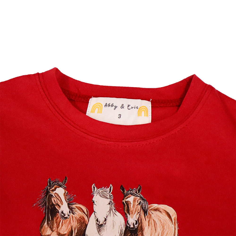 Athena Horse Fringe Shirt