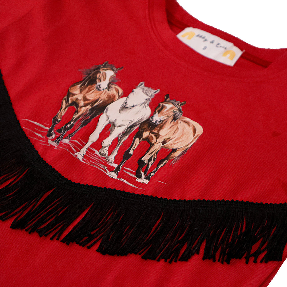 Athena Horse Fringe Shirt