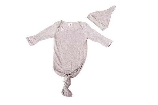Sand Bamboo Baby 2 Piece Gown
