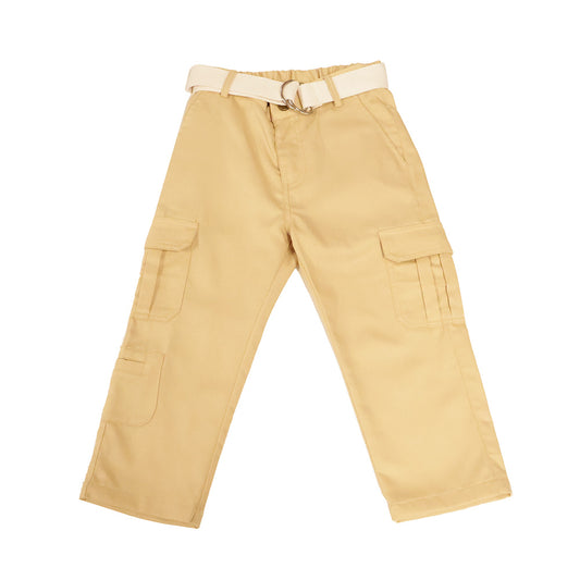 Liam Ivory Cargo Pants