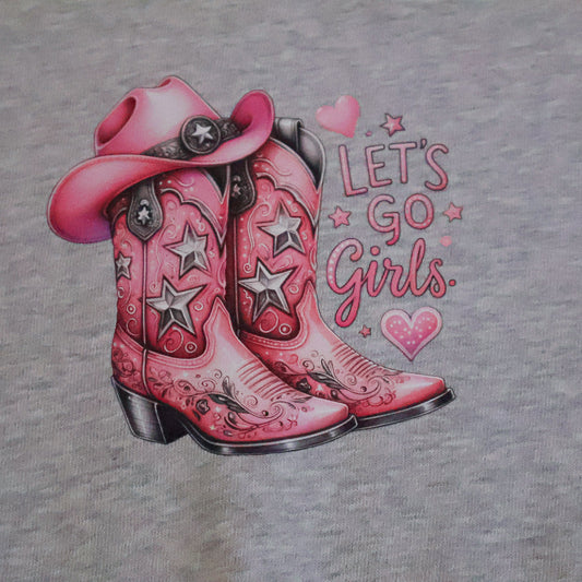 Delilah Let's Go Girls Gray Sweatshirt