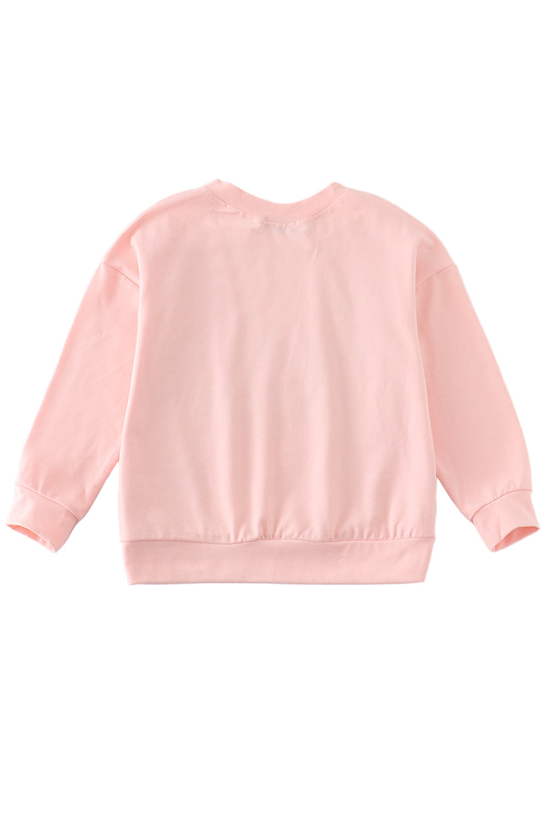 Long Sleeve Pink Fresh Pumpkins Top