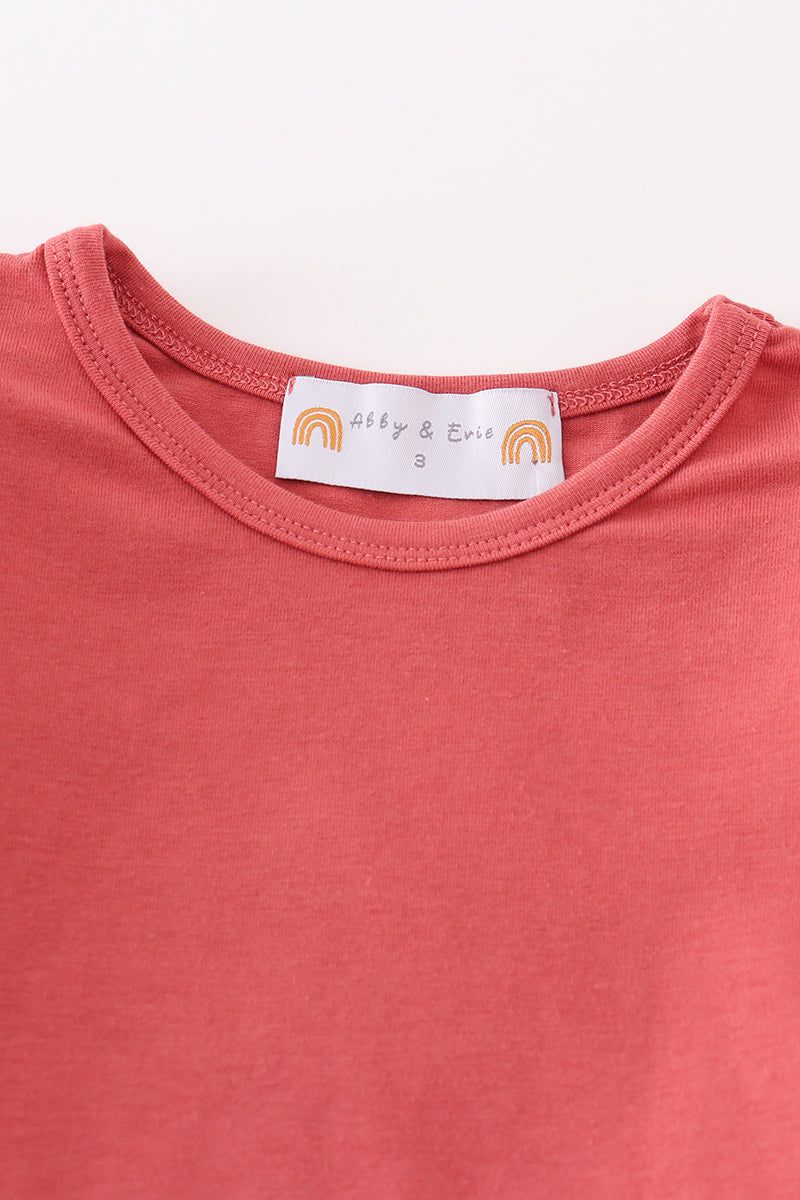 Floral Print Ruffle Skort Set