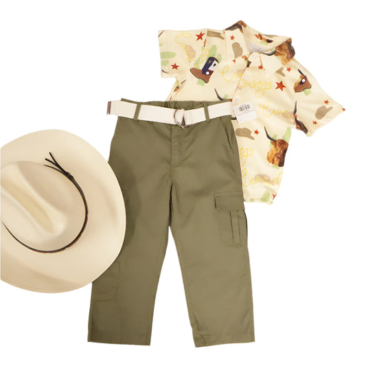 Mateo Olive Green Cargo Pants