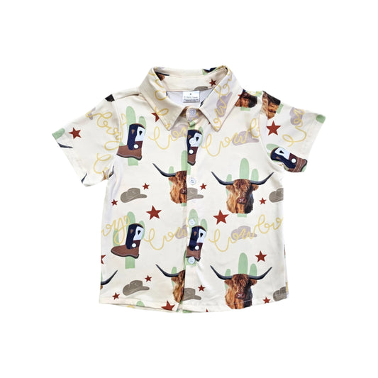 Elijah Texan Cowboy Button Up