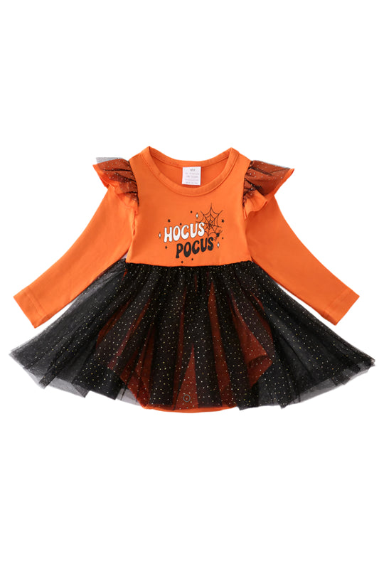Hocus Pocus girls baby romper front