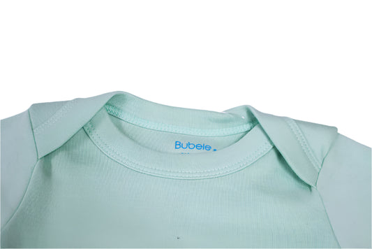 Sage long sleeve onsie neckline