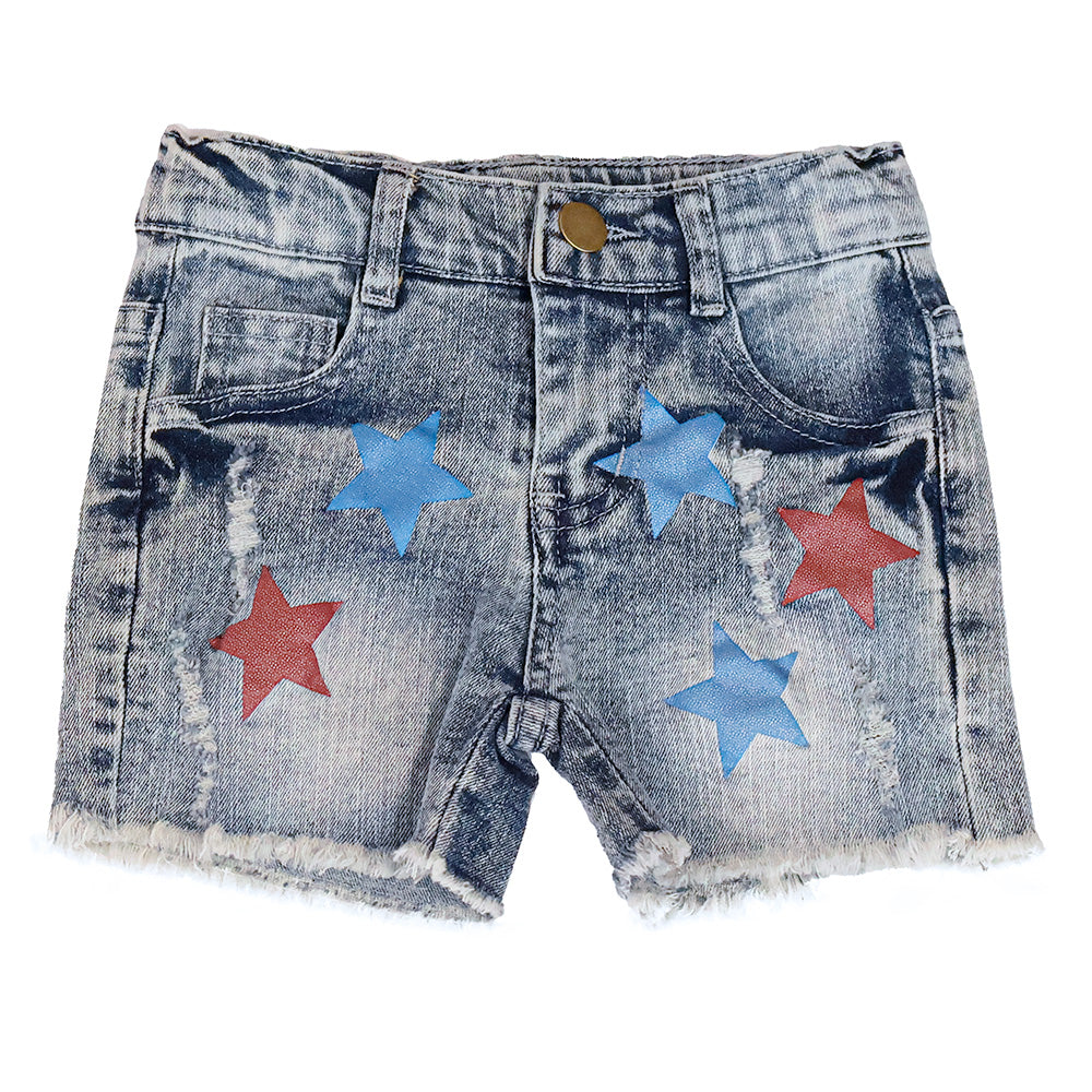 Josie American Cowgirl Denim Short Set