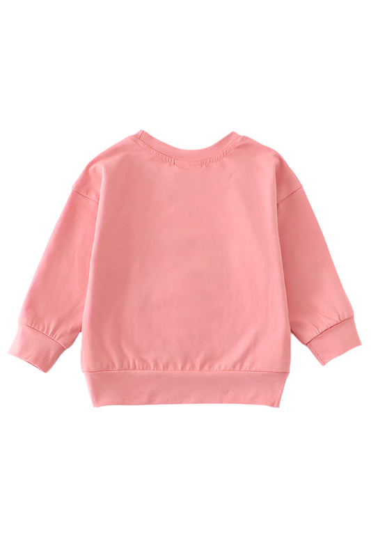coral pumping sweatshirt back