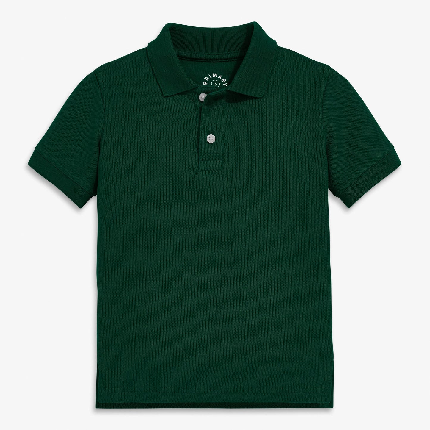 Woodland Short Sleeve Green Pique Polo