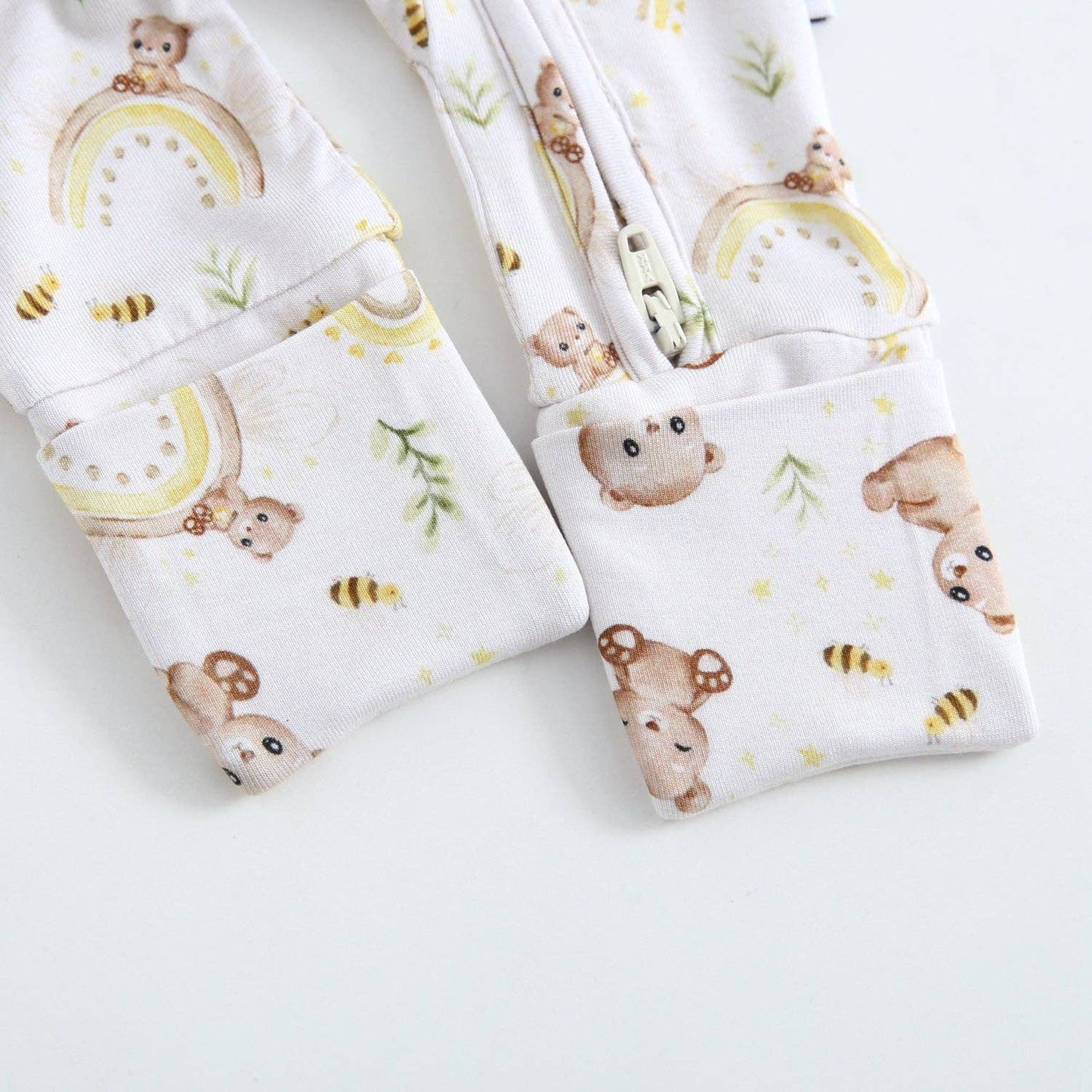 Taylor Sweet as Honey Zippered Romper