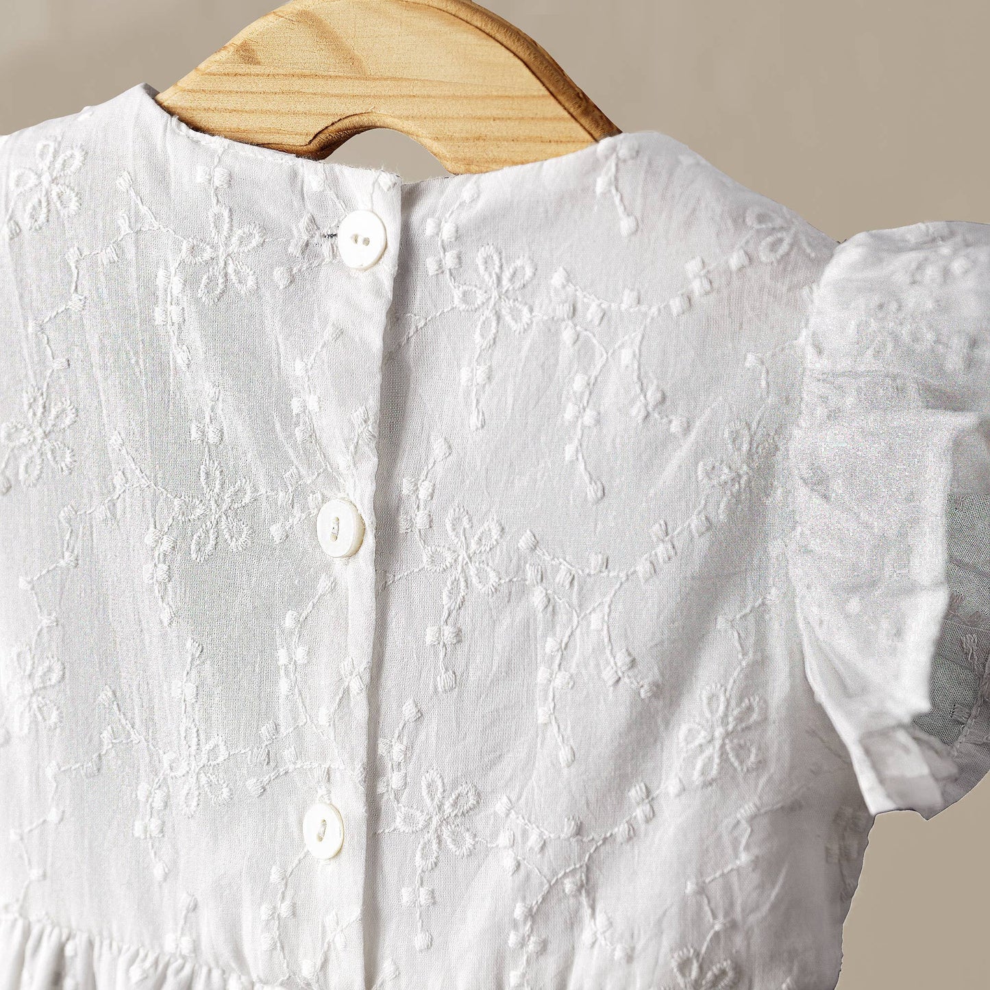 Lucy Embroidered Cotton Romper