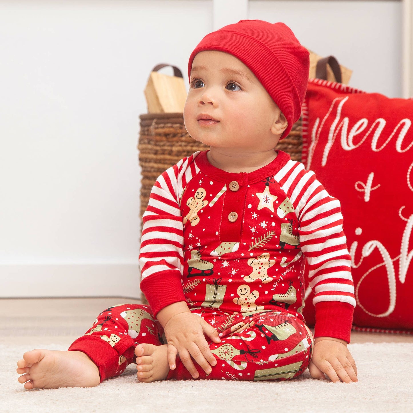 Alexander Baby's Christmas Bamboo Romper