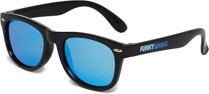 Infant Flexible Wire Black Mirror Lenses Sunglasses Ages 0-1