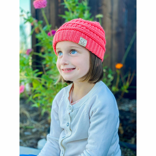 Kids Solid CC Beanie Light Grey