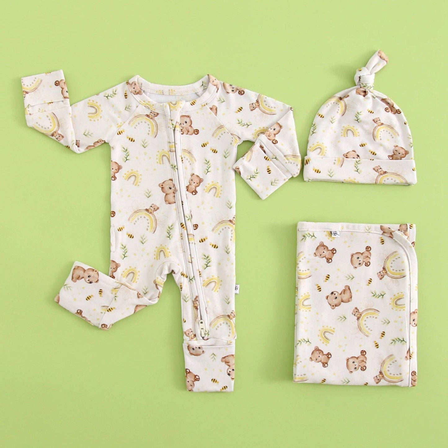 Taylor Sweet as Honey Zippered Romper